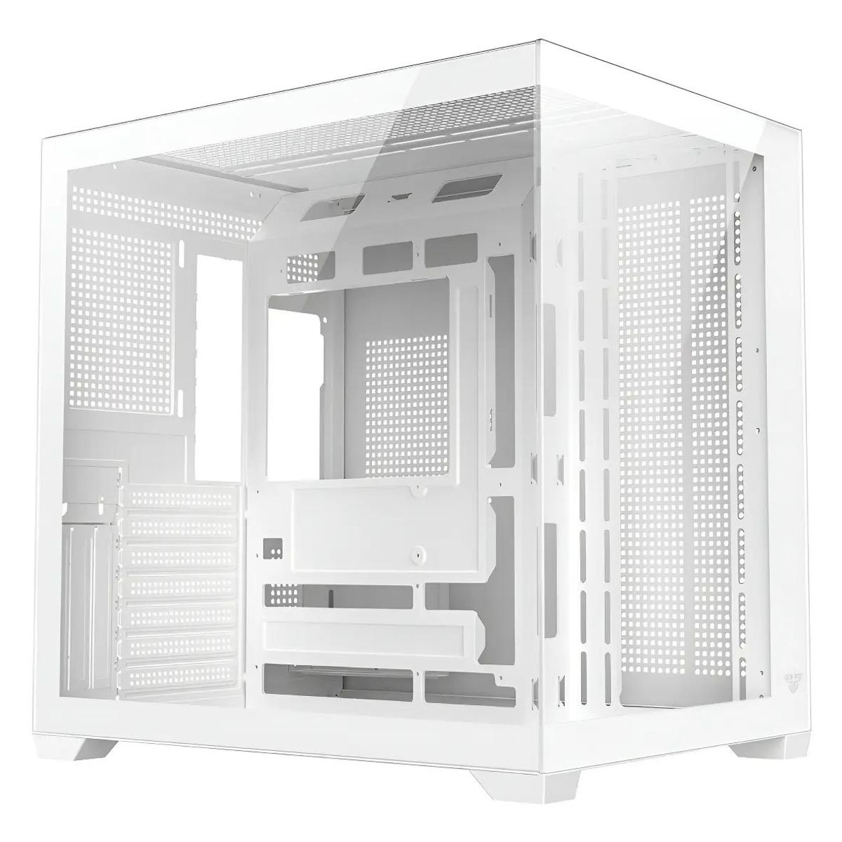 GENERICO - Gabinete para PC Fantech CG85 Lumina RGB Blanco