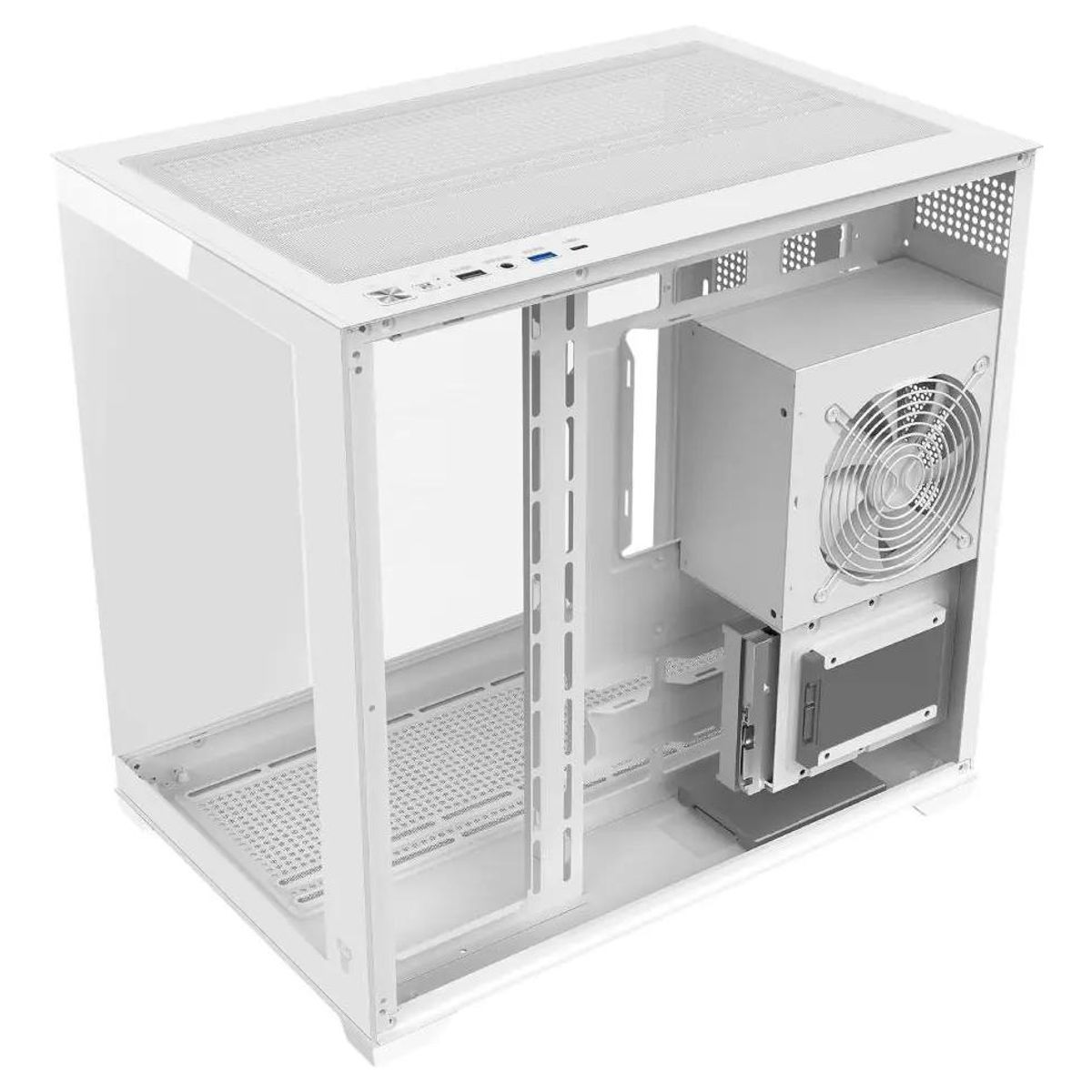 GENERICO - Gabinete para PC Fantech CG85 Lumina RGB Blanco
