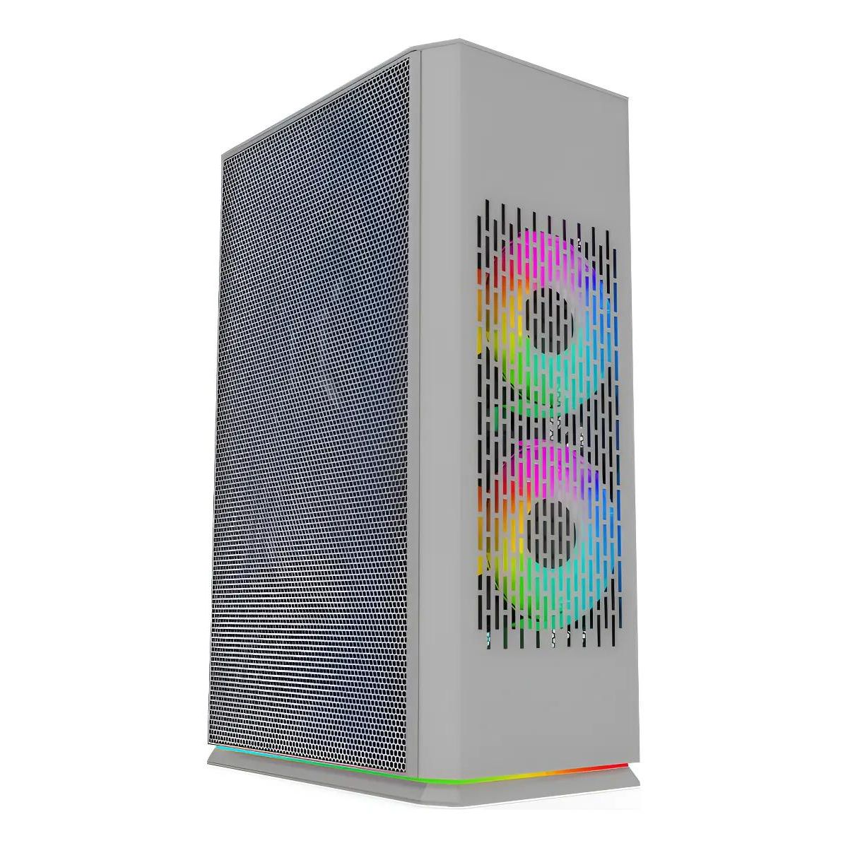 GENERICO - Gabinete Gamer Mini-ITX Kronos Ophion Gris USB 3.0