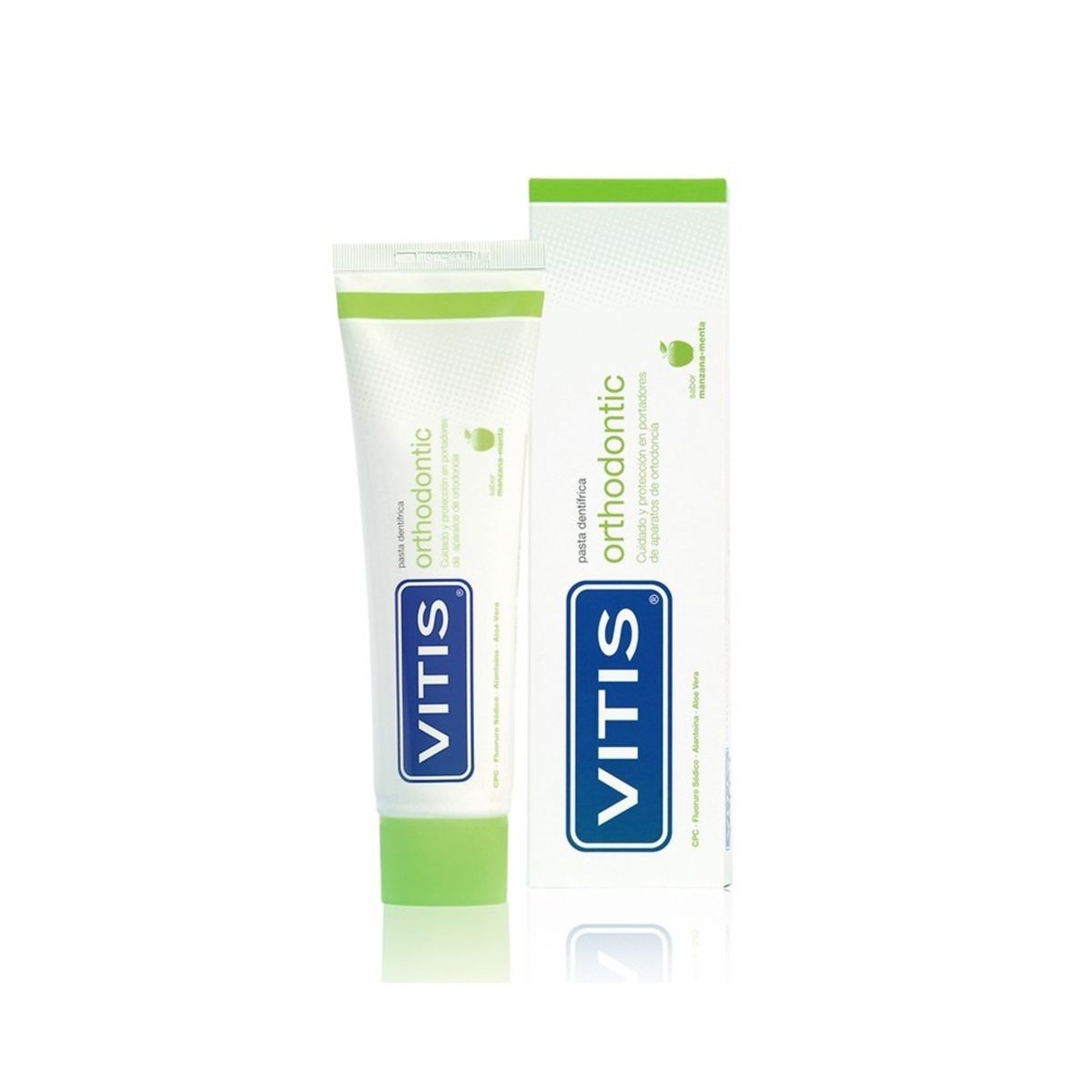 VITIS - Pasta Dentifrica VITIS Orthodontic Sabor Manzana Menta 100ml