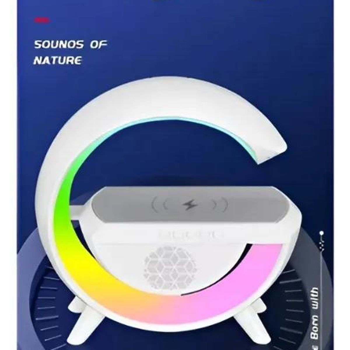 GENERICO - Parlante portátil Bluetooth blanco BT-2301