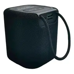 GENERICO - Parlante portátil con USB, SD y Bluetooth negro