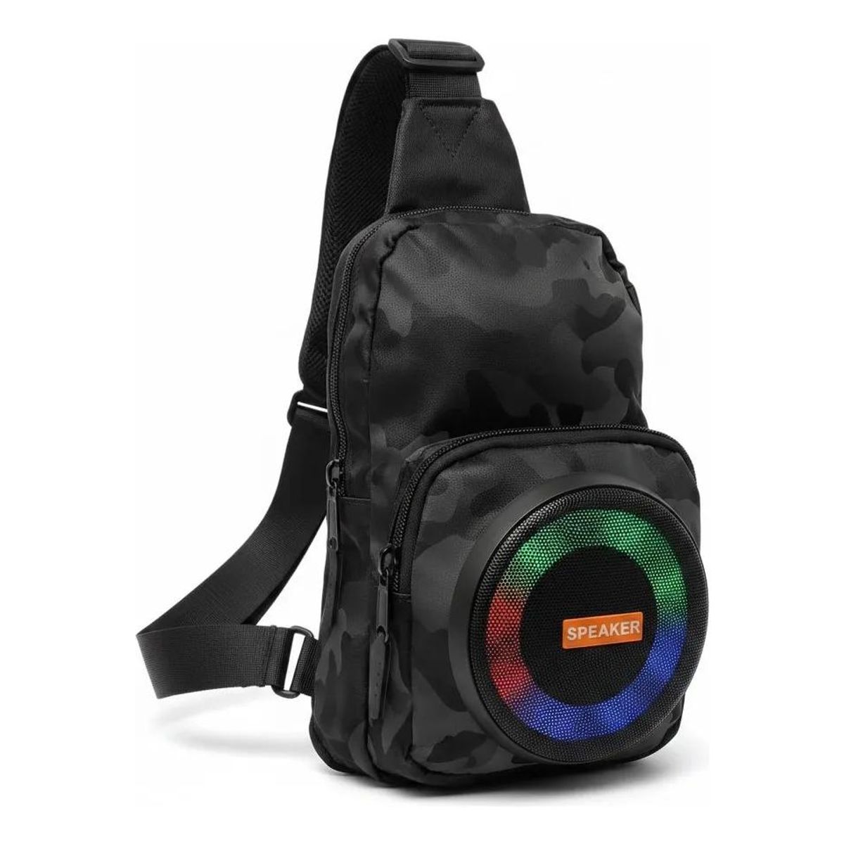 GENERICO - Parlante Bluetooth Portátil Recargable con Luz RGB