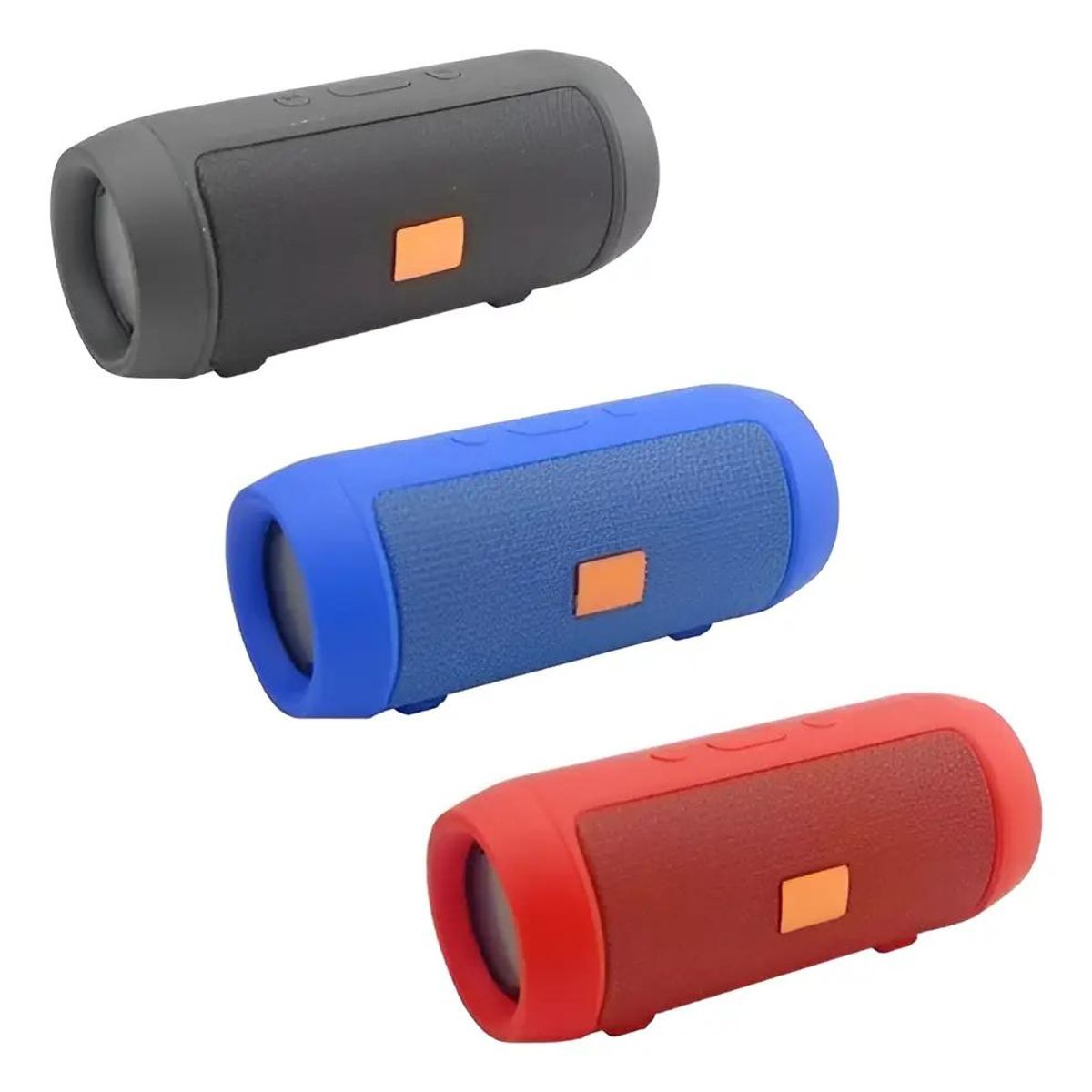 GENERICO - Parlante portátil recargable Bluetooth compacto