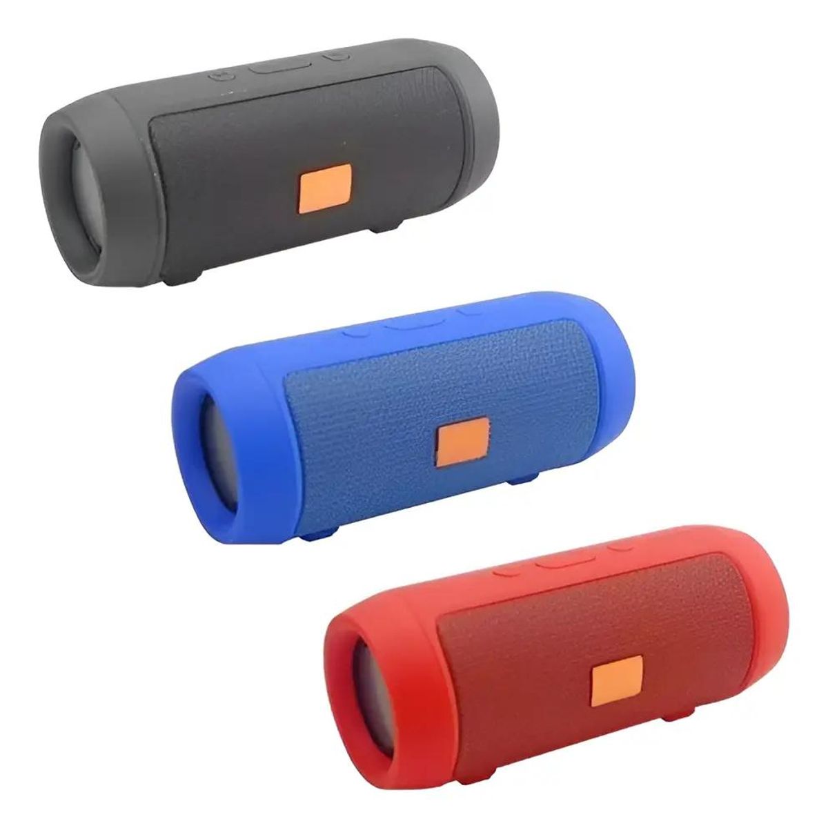 GENERICO - Parlante portátil recargable Bluetooth compacto