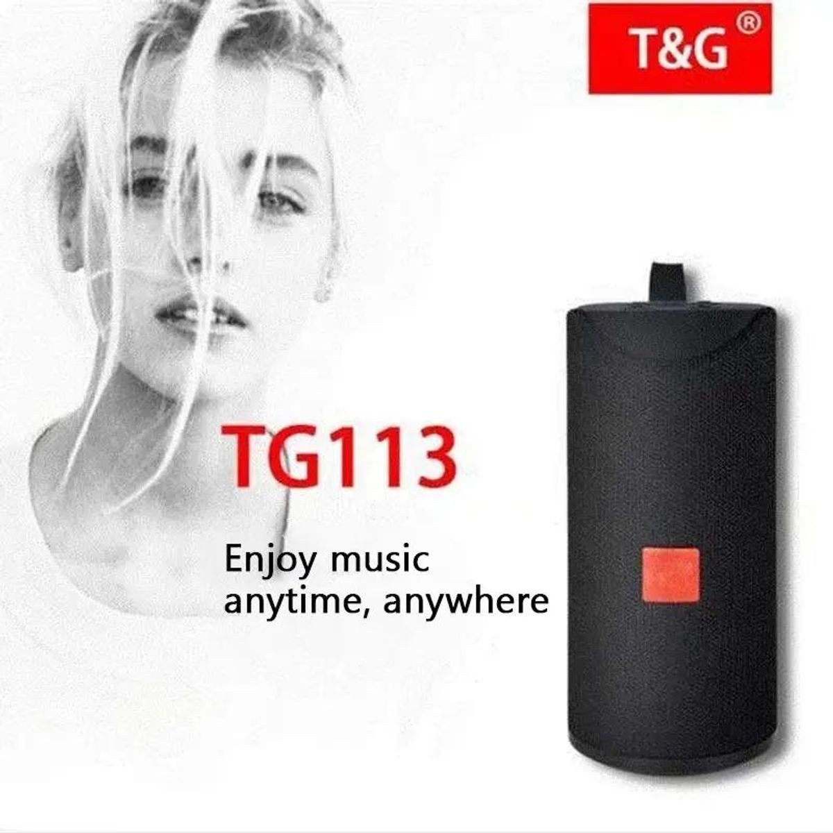 GENERICO - Parlante Bluetooth portátil con conexión inalámbrica