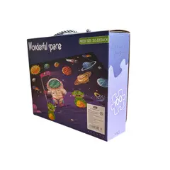 GENERICO - Puzzle Infantil 100 Piezas 50cm x 36cm Espacio Maravilloso