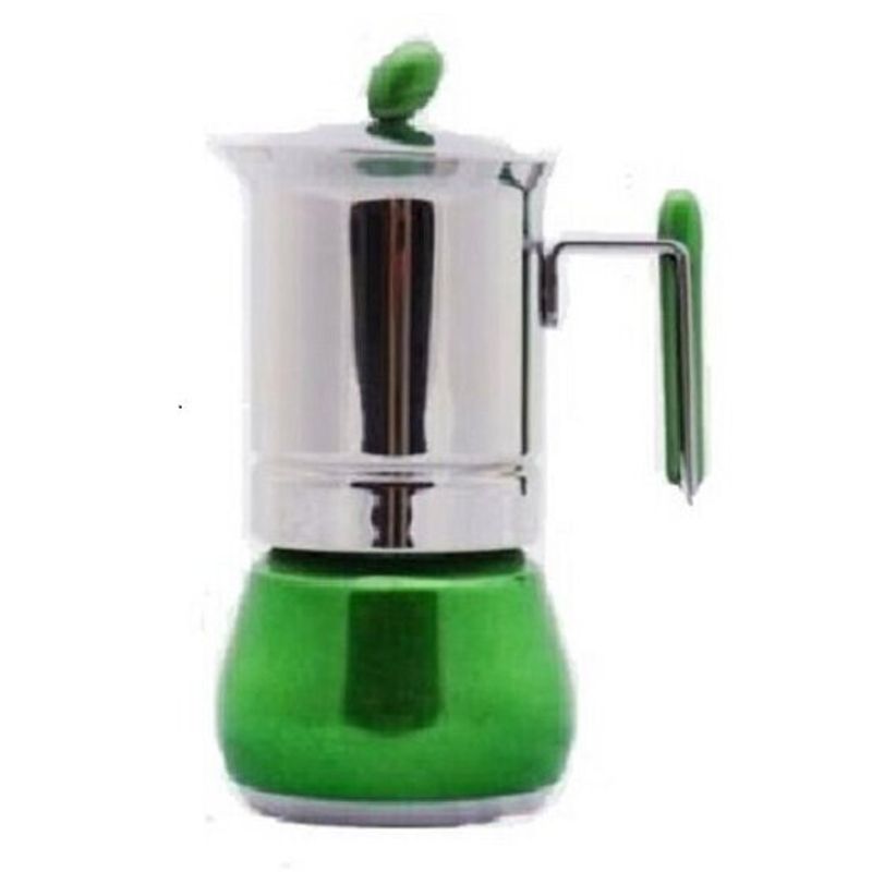 GATTI - Cafetera Italiana G.A.T Anneta 6 Tazas Verde