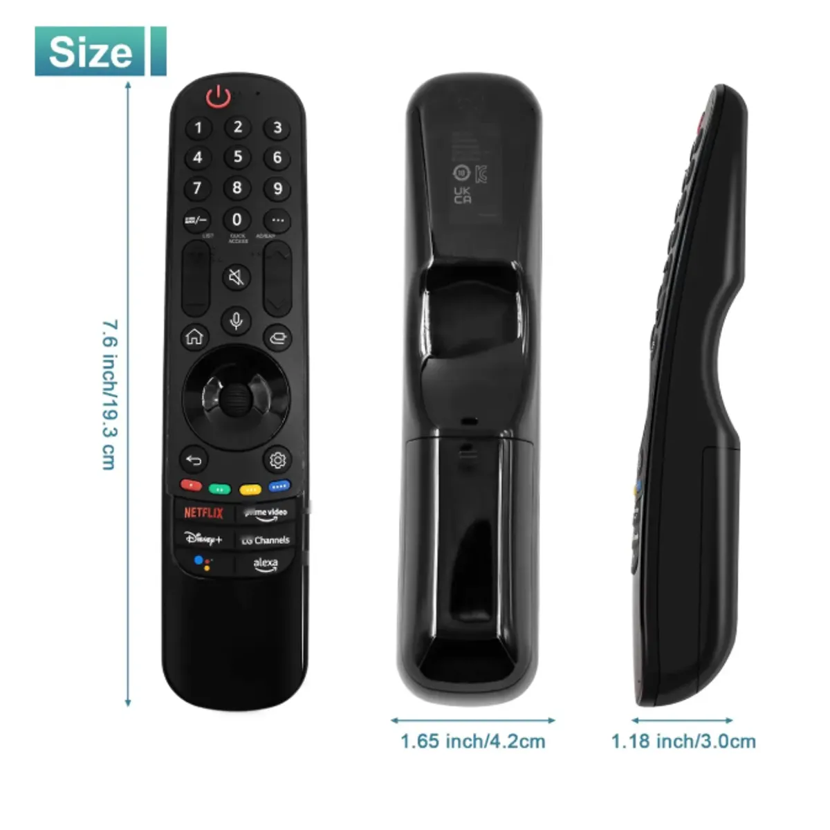 GENERICO - Control Remoto Para Lg Smart Tv Control Mr21ga 22ga 23ga