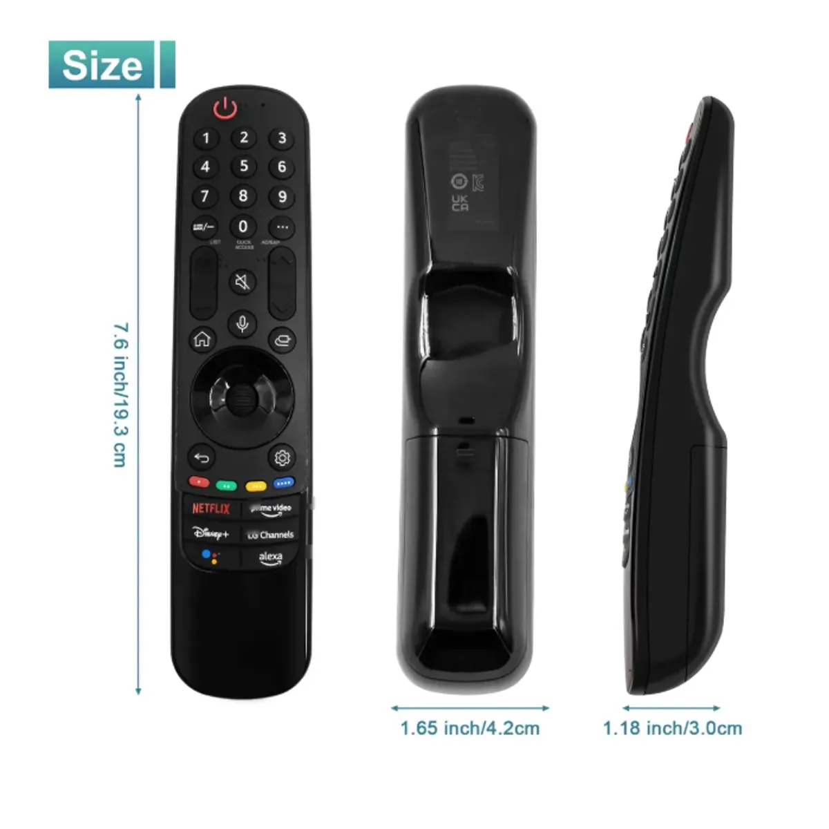GENERICO - Control Remoto Para Lg Smart Tv Control Mr21ga 22ga 23ga
