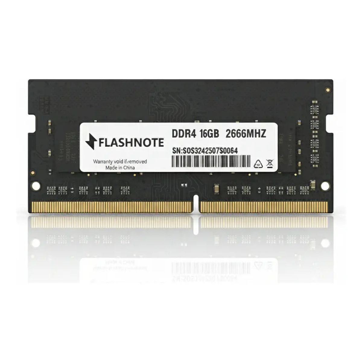 FLASHNOTE - Memoria Ram Flashnote 16gb Ddr4 2666 Mhz 1,2 V Sodimm Para Notebook Laptop