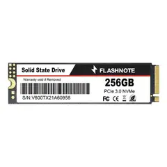 FLASHNOTE - Ssd Nvme 256gb M.2 2280 Pcie 3.0 3500mbs Interno Pc Notebook Negro
