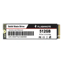 FLASHNOTE - Ssd Nvme 512gb M.2 2280 Pcie 3.0 3500mbs Interno Para Pc Y Notebook Negro