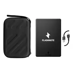FLASHNOTE - Disco Duro Externo 500gb Usb 3.0 + Funda Antigolpes Compatible Con Pc Notebook Mac Macbook