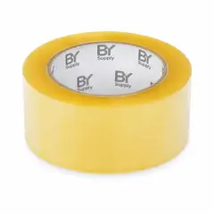 FLASHNOTE - Cinta De Embalaje Bysupply Transparente De Polipropileno, 4.5 Cm X 100 M