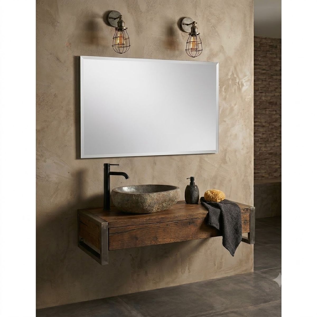 WASSER - Espejo Falke Biselado 80x100 Wasser