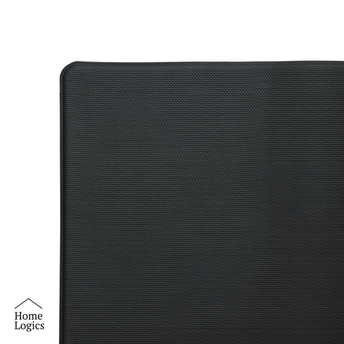 HOME LOGICS - Set 2 Alfombras Anti Fatiga Descanso Negro Home Logics