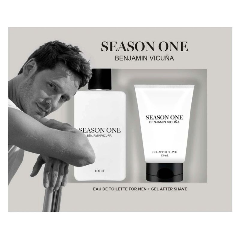 PETRIZZIO - Set Perfume Season One EDT 100 ml + Gel After Shave Benjamin Vicuna Petrizzio