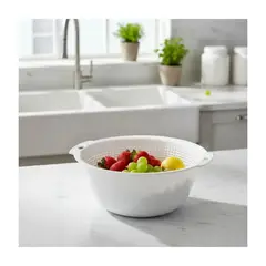 GENERICO - Bowl Con Colador Escurridor Plástico Para Lavar Frutas