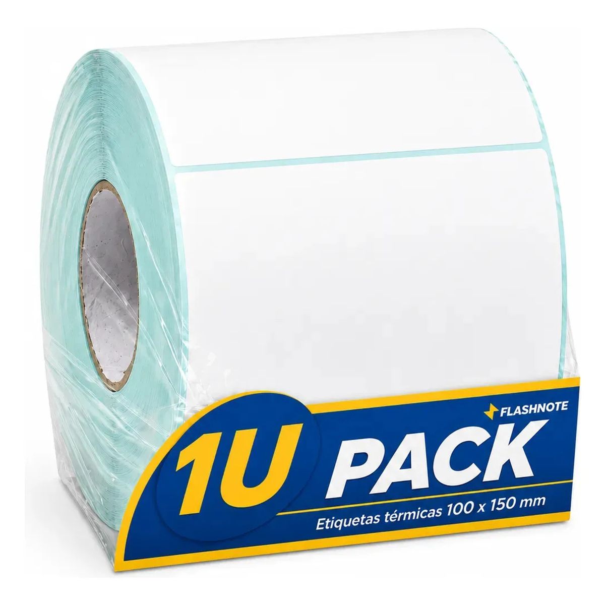 FLASHNOTE - Etiquetas Térmicas Autoadhesivas Rollo 100x150mm Flashnote 500 Etiquetas Por Rollo Superficie Imperm