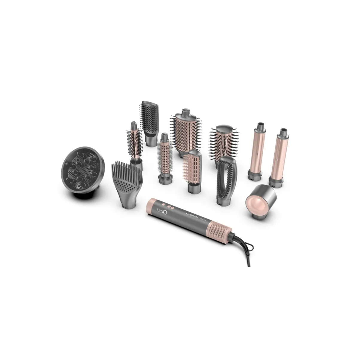 GAMA - Cepillo Secador Gama Multistyler UniQ Styler Flow 12 acc
