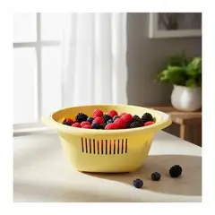 GENERICO - Colador Escurridor De Plástico Bowl Para Frutas Y Verduras