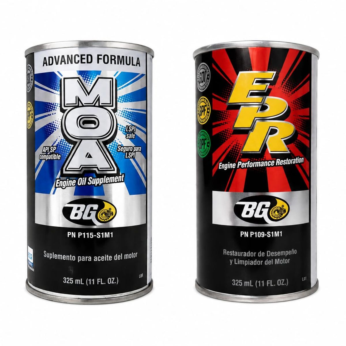 GENERICO - Kit Aditivos Motor BG MOA + BG EPR Tratamiento Completo