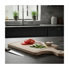 GENERICO - Tabla De Madera Para Picar O Picoteo Rectangular 34x14cm