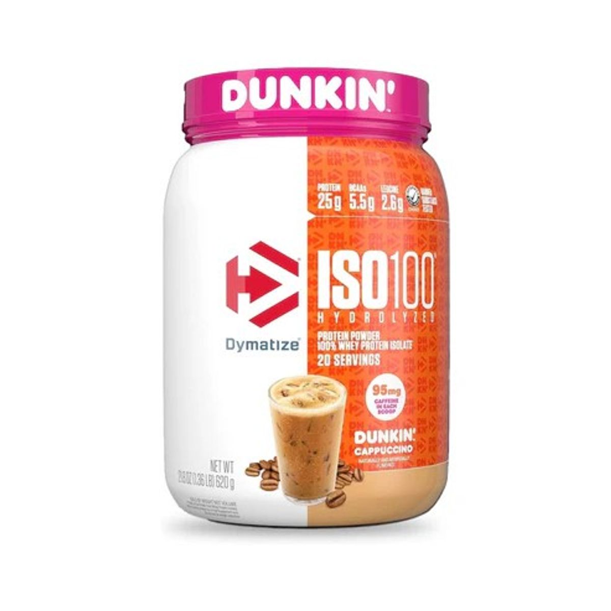 DYMATIZE - ISO100 DUNKIN 1.4LB CAPUCCINO EDICION LIMITADA - DYMATIZE
