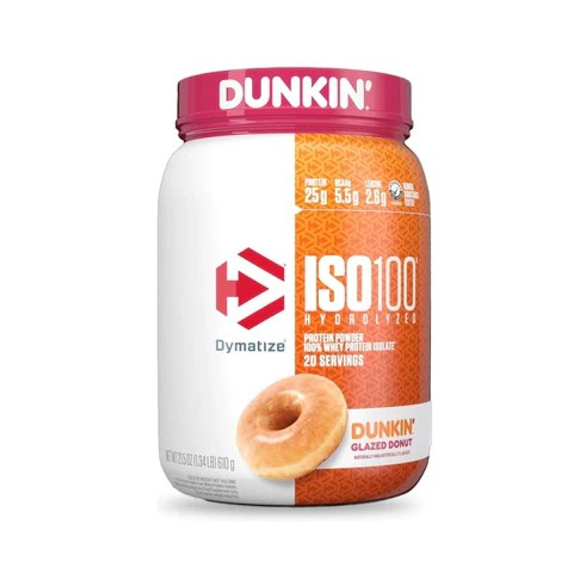 DYMATIZE - ISO100 DUNKIN 1.4LB GLAZED DONUT EDICION LIMITADA - DYMATIZE