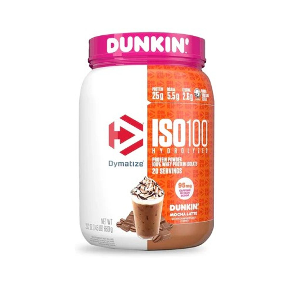 DYMATIZE - ISO100 DUNKIN 1.4LB MOCHA LATTE EDICION LIMITADA - DYMATIZE