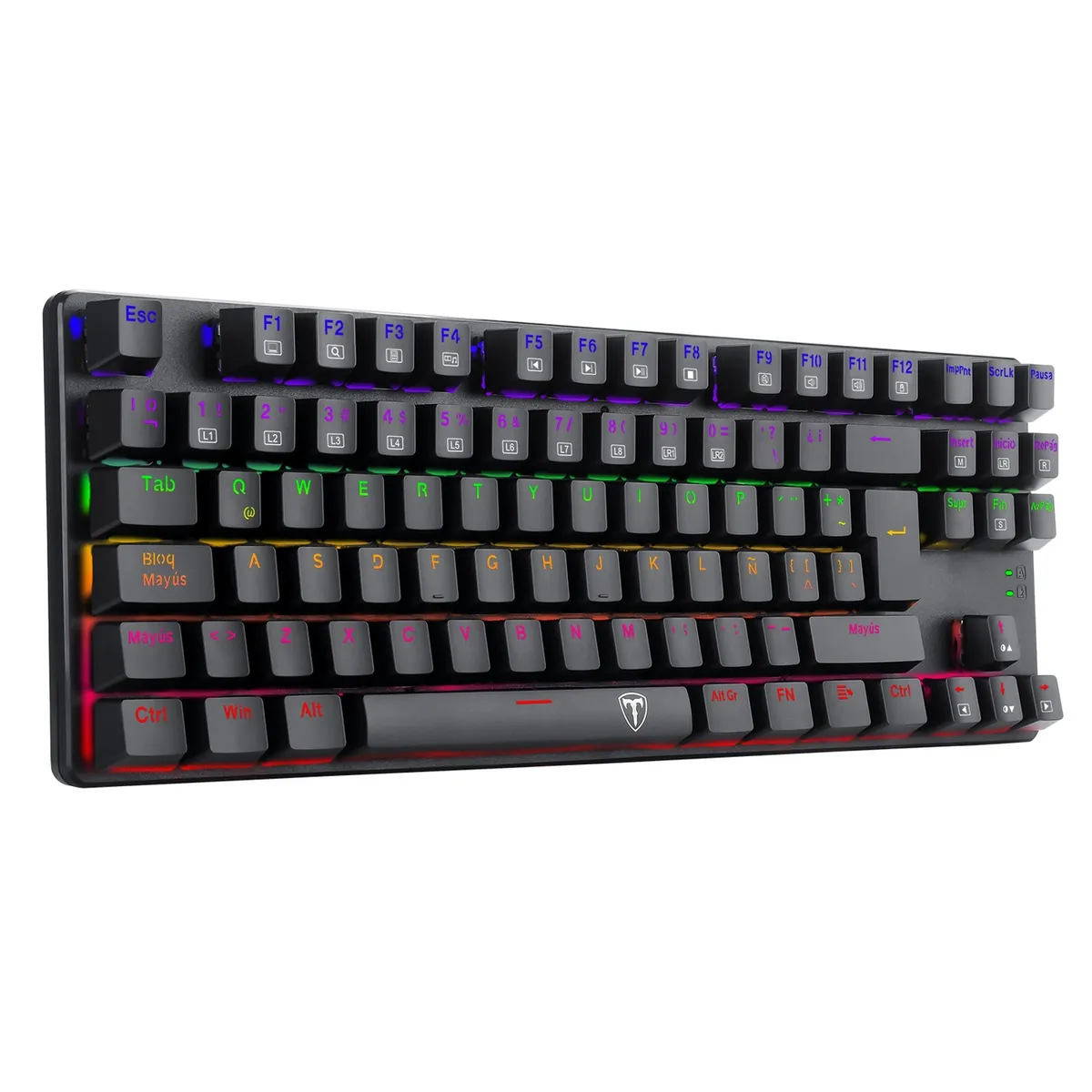 T-DAGGER - Teclado Gamer - T-Dagger  Bora Lite - 80% Switch Red Español