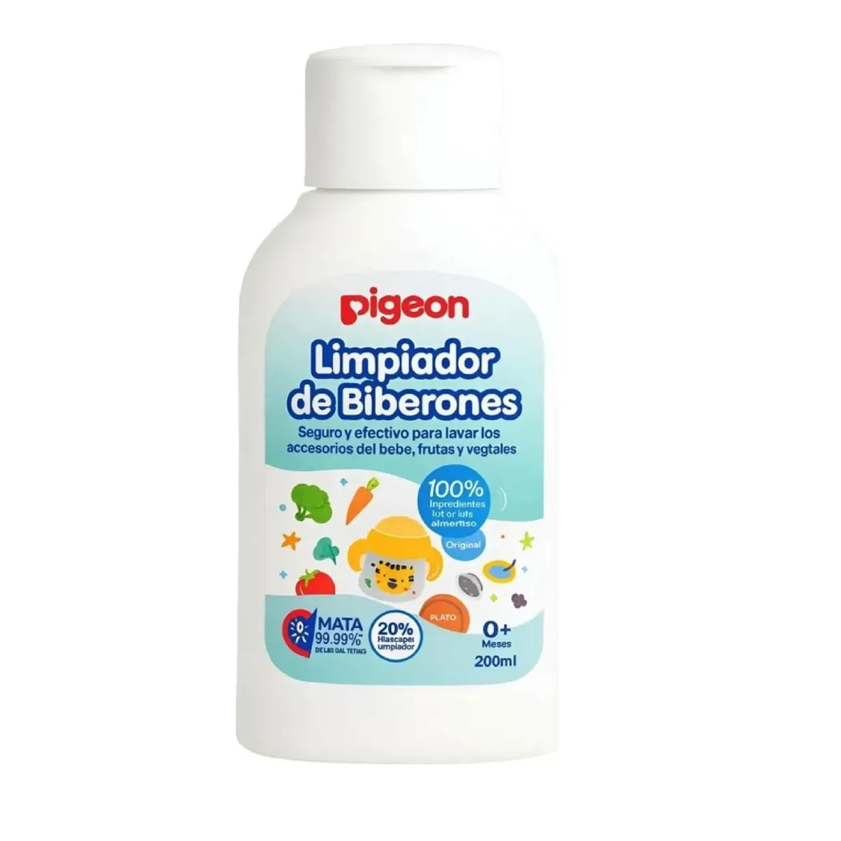 PIGEON - Limpiador De Biberon Mamadera Pigeon 200ml Antibacterial