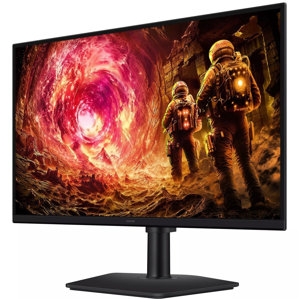SAMSUNG - Monitor Gaming Samsung Odyssey Fast IPS G5 27 QHD 180Hz 0.03ms G-Sync FreeSync