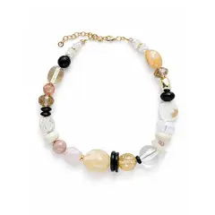 GENERICO - Collar Piedras - LA CADENARIA - Éclat de Couleur Ambra