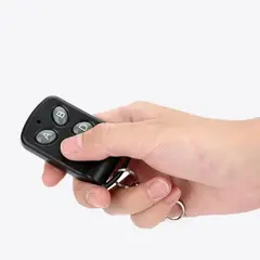 GENERICO - Control remoto para portón de seguridad compatibilidad universal diseño en negro