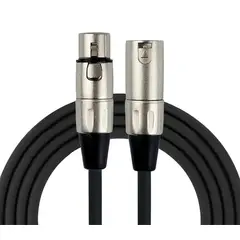 KIRLIN - Cable De Microfono XLR a XLR Balanceado Blindado 15 Mt
