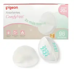 PIGEON - Protectores De Lactancia Comfy Feel Aloe Vera + Suave 96 Uni