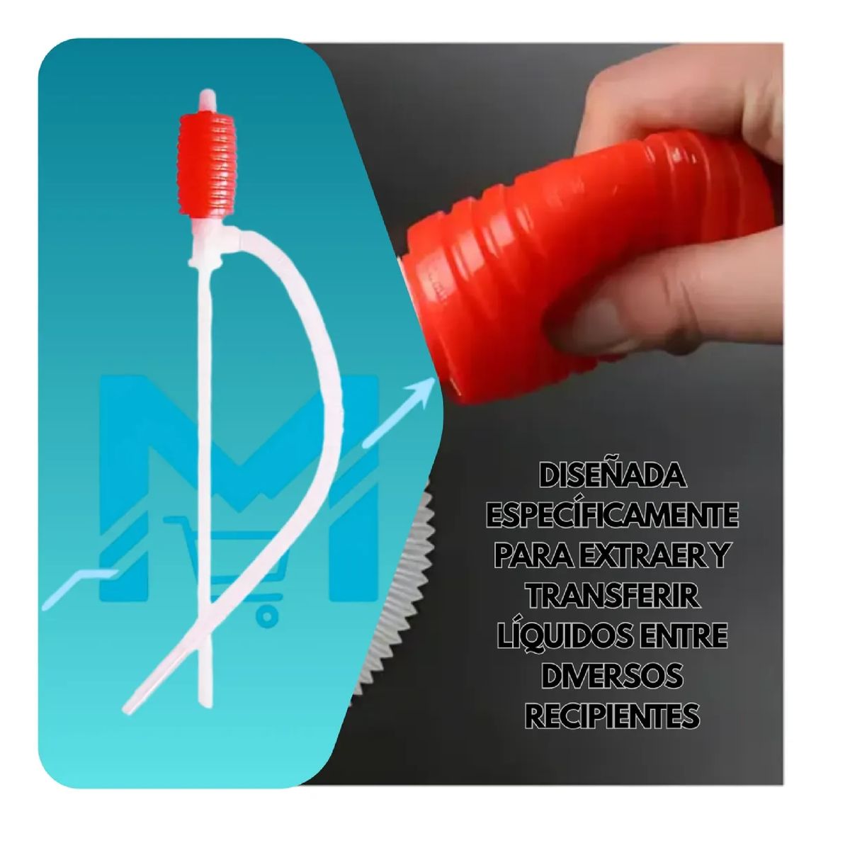 GENERICO - Bomba Manual De Trasvasije De Líquidos 6.5 L/min Alta Eficia