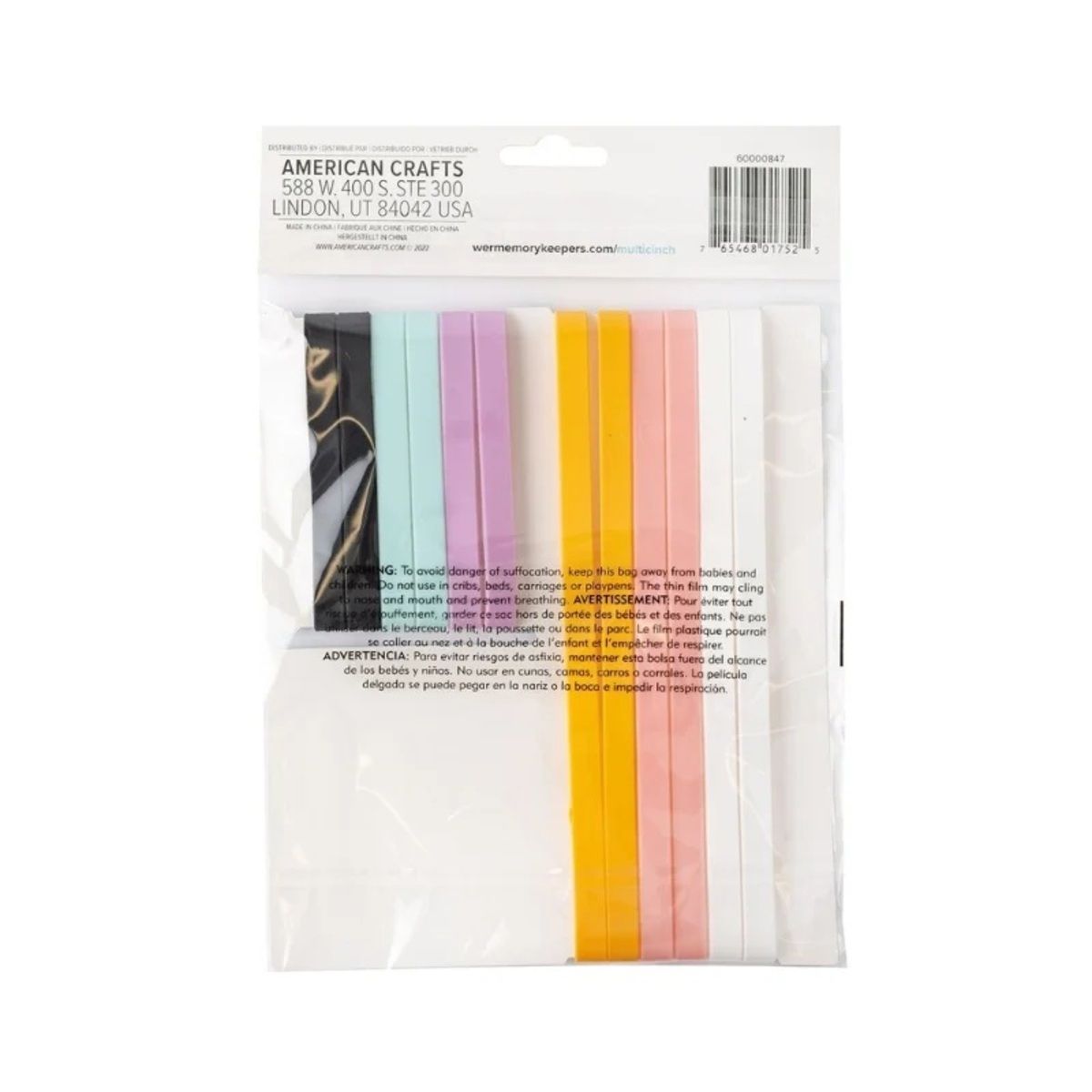 AMERICAN CRAFTS - Cinch Band Bandas Elásticas Del Libro 12 Unid American Craft