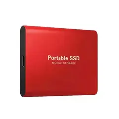GENERICO - Memoria Externa 1 tb Disco Duro Externo USB Tipo C Rojo