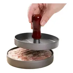 GENERICO - Prensa Para Hamburguesas Molde Antiadherente Asado Parrilla