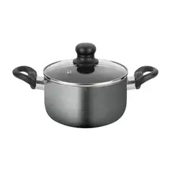 GENERICO - Olla Arrocera De 24 Cm Con Antiadhrente Gourmet Negro BELUG
