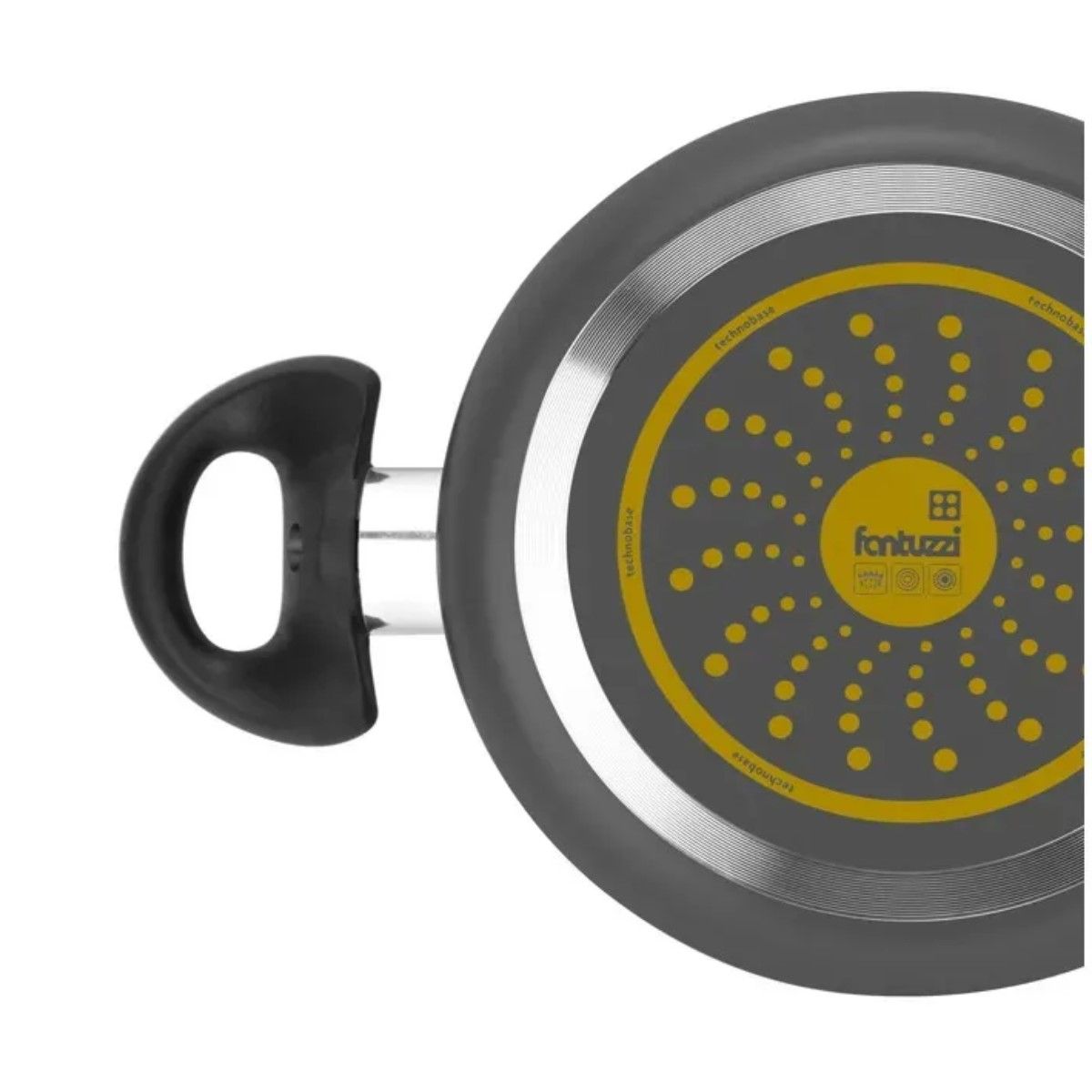 GENERICO - Olla Arrocera De 24 Cm Con Antiadhrente Gourmet Negro BELUG