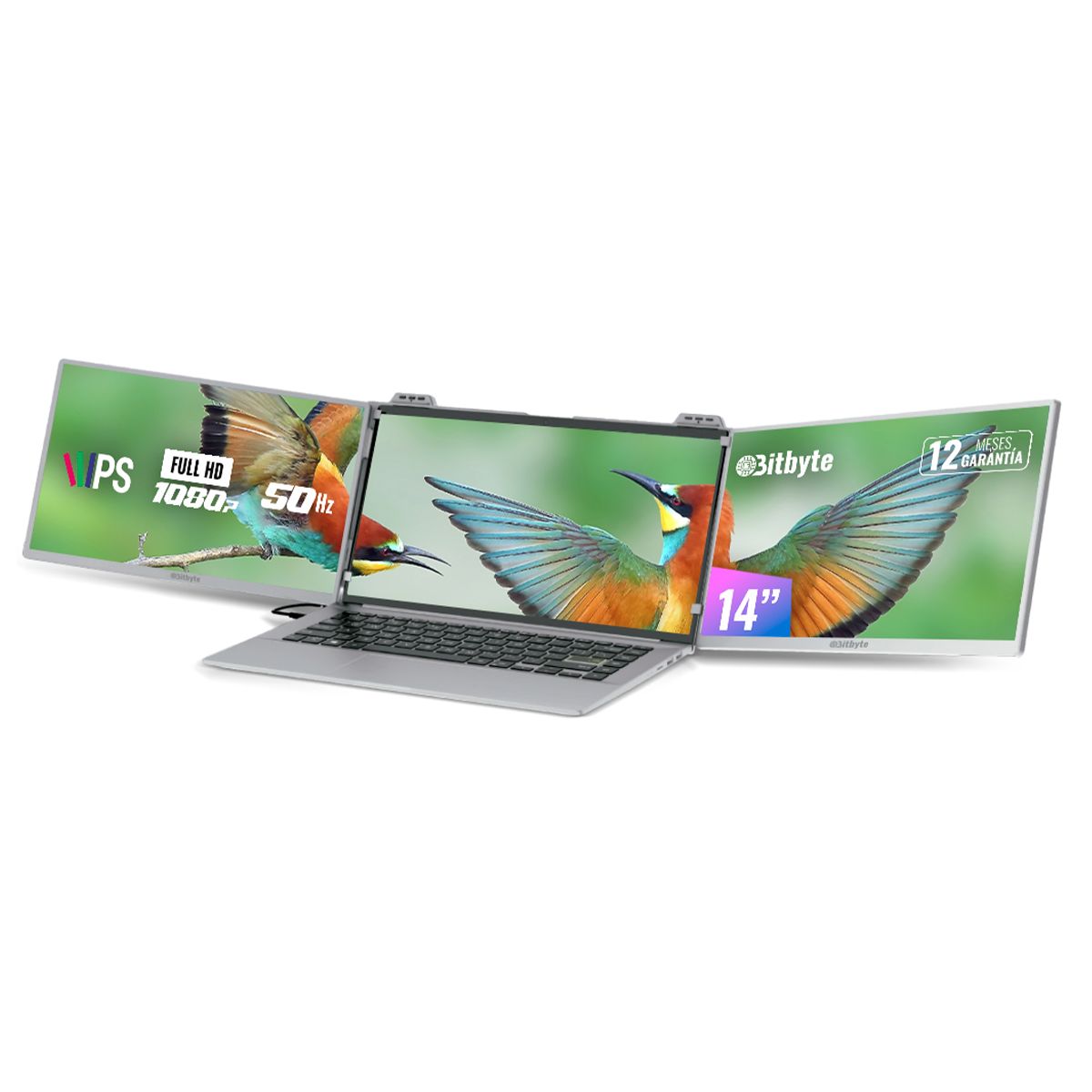 BITBYTE - Monitor Portátil Doble Pantalla Bitbyte 14 Full Hd