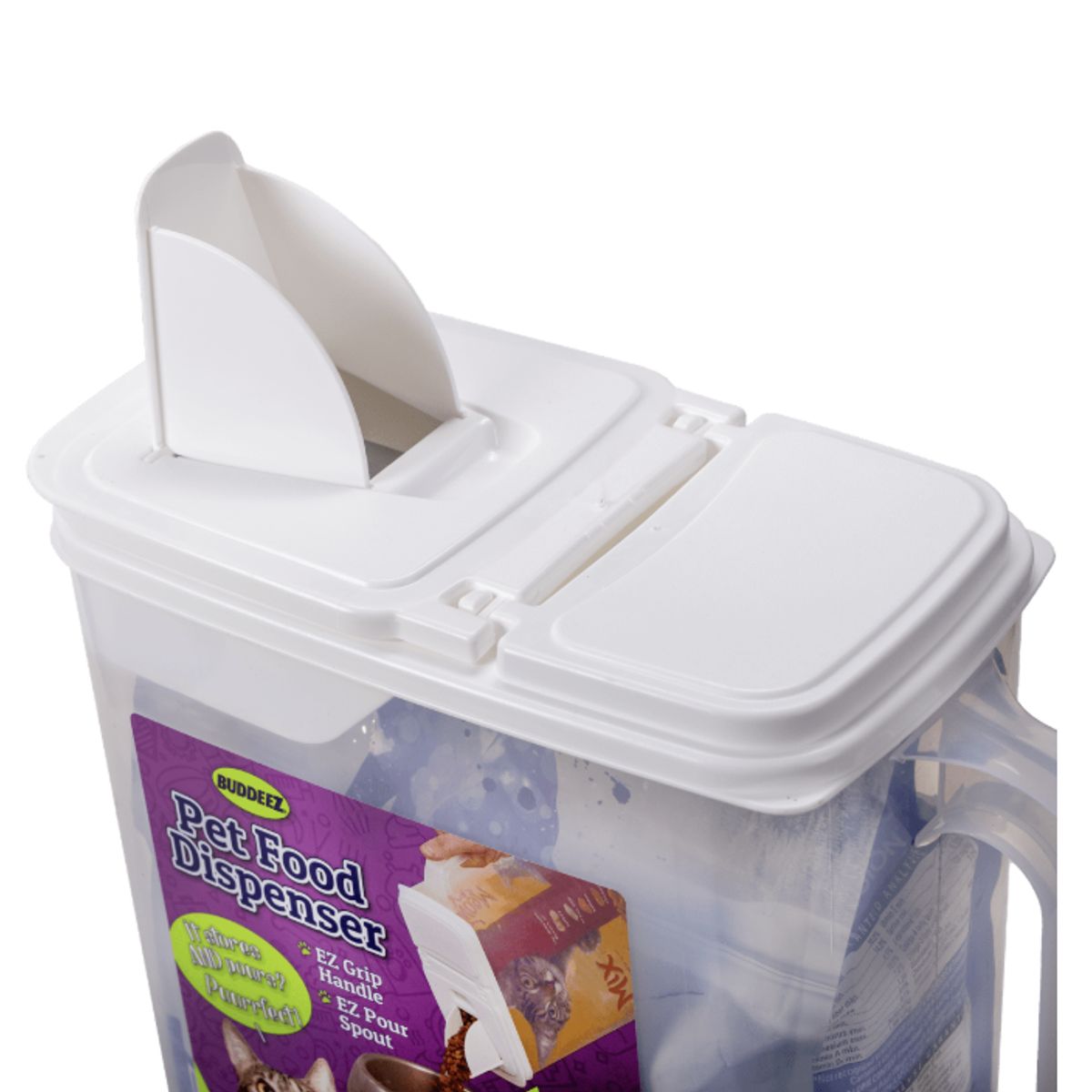 GENERICO - Dispensador de alimento 2,7 Kg - BPA free - Buddeez