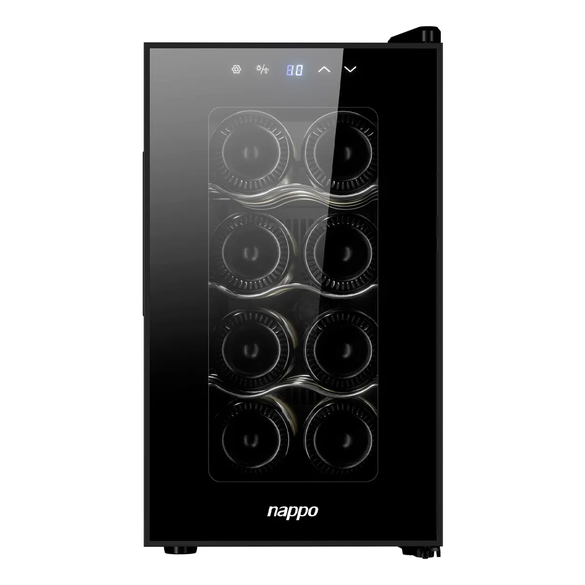 NAPPO - Cava de Vinos Nappo Termoeléctrica 8 Botellas Panel Touch