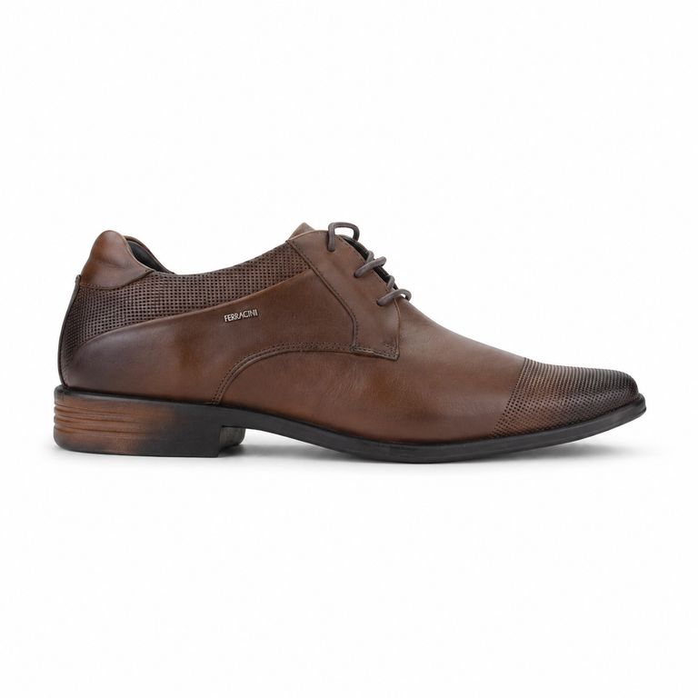 Zapato Café Hombre Casual 6065