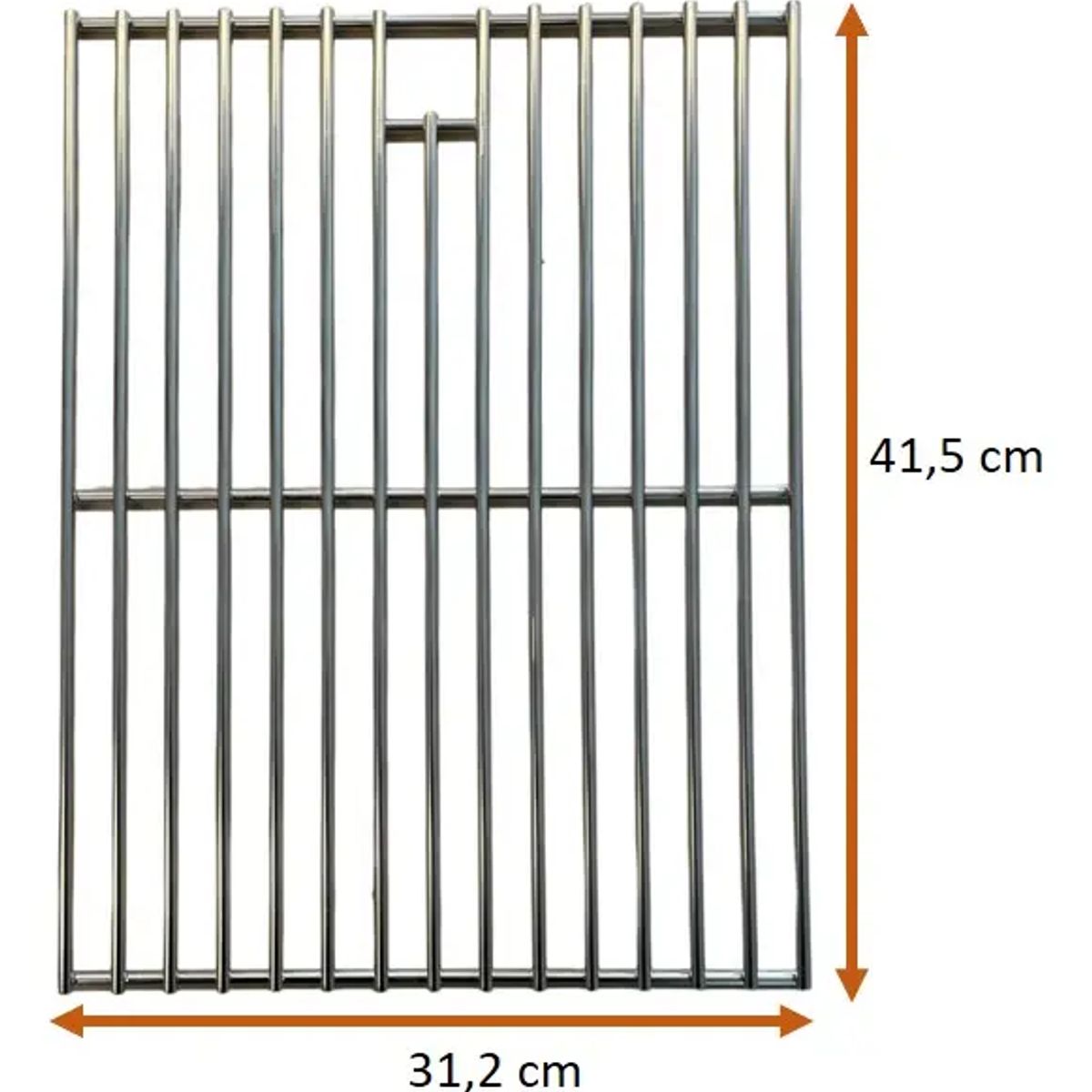 KING GRILL - Rejilla de acero inoxidable para parrilla