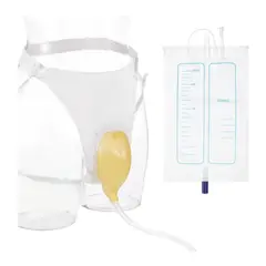 GENERICO - Colector De Orina Adulto Urinario Cateter Bolsa Reutilizable FEMENINO